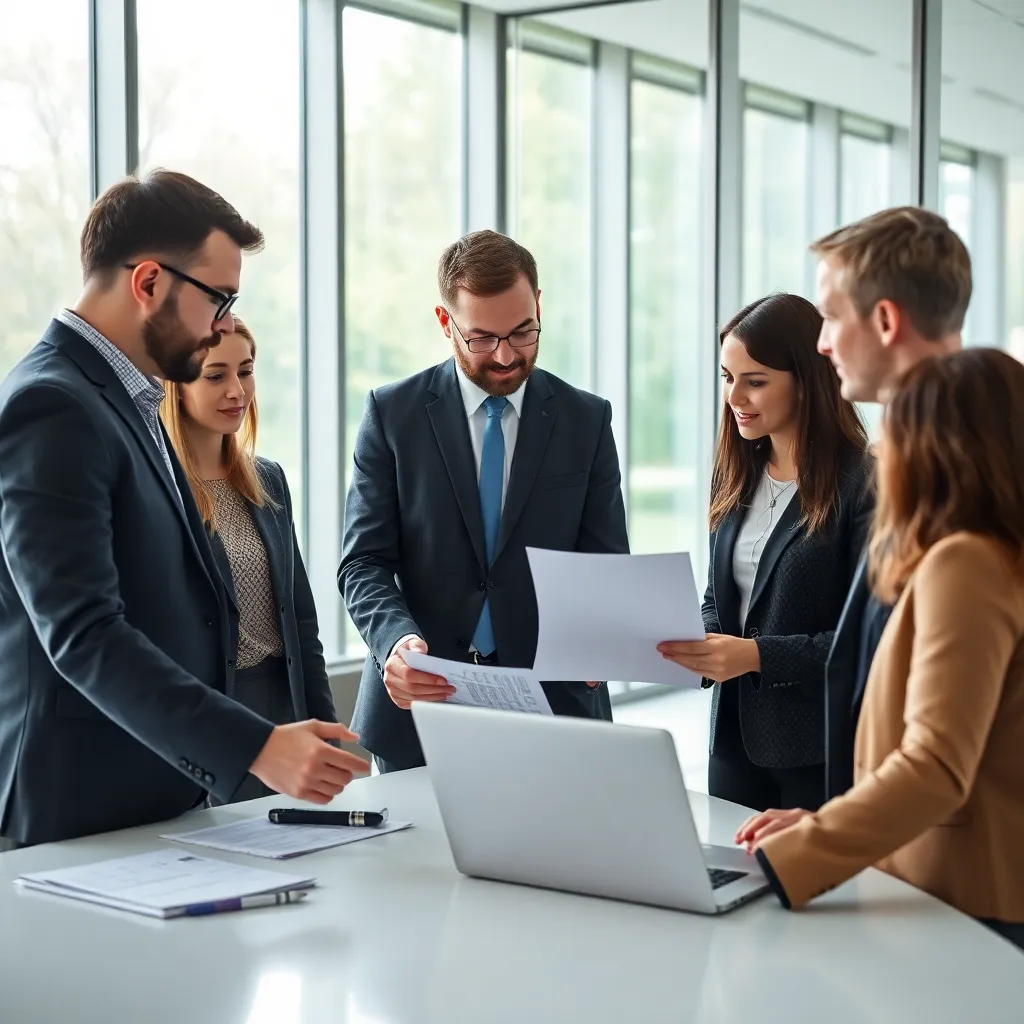 Persoon werkt aan investeringsstrategie met grafieken en documenten