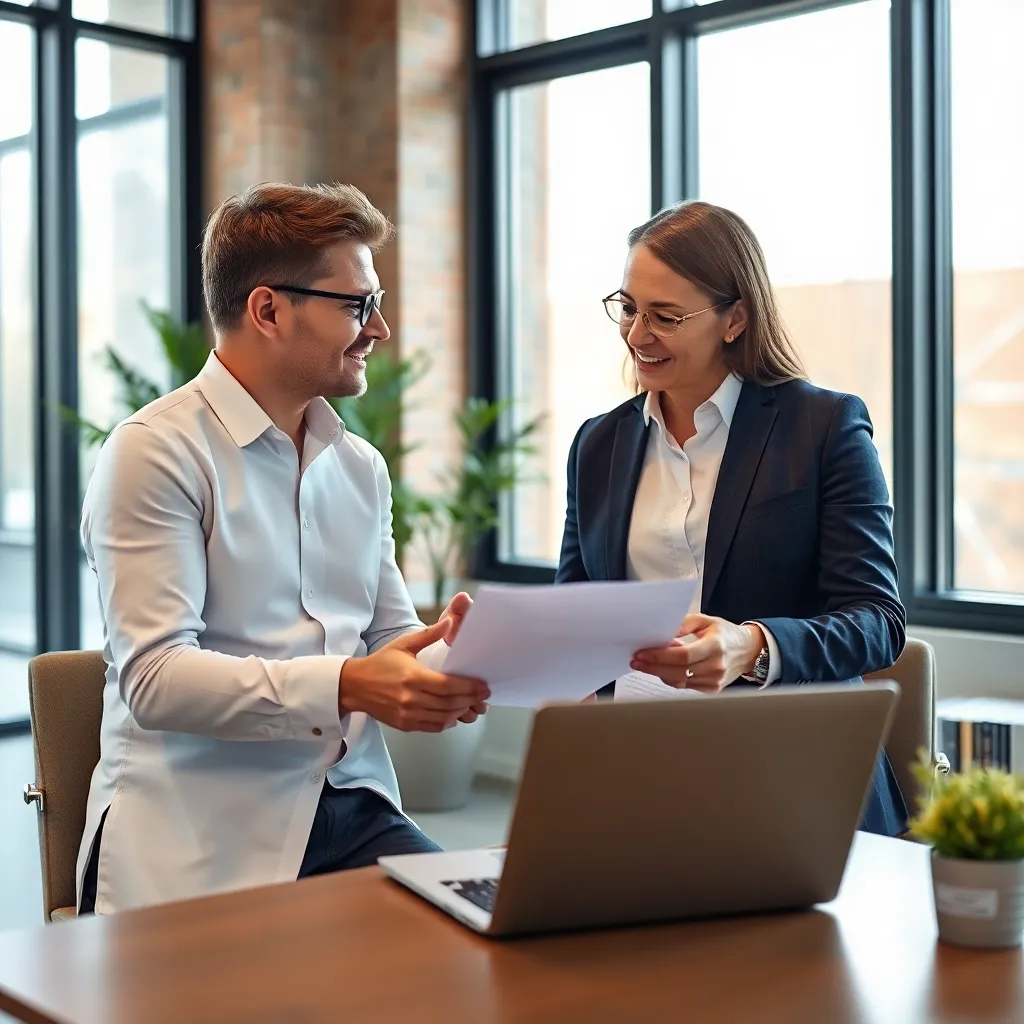 Persoon maakt financieel plan op papier met calculator