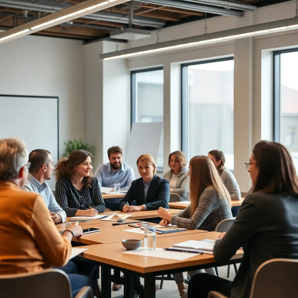 Nederlandse financiële educatie workshop in moderne setting